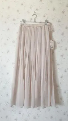 【新品】UNIQLO ハイウェストシフォンプリーツスカート