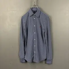 POLO RALPH LAUREN 長袖シャツ ニットドレスシャツ ストライプ