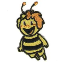 ミツバチ マーヤの刺繡ワッペン