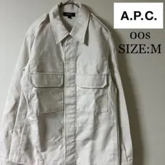 00s A.P.C.(アーペーセー)ミリタリージャケット エポレット/ホワイト
