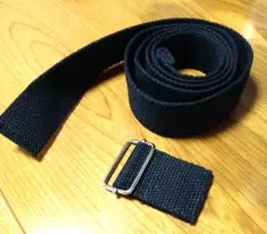 黒のキャンバスベルト