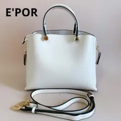 エポール E'POR YBAG Mini ショルダー 2way ロペ アイボリー