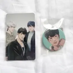 最終値下【plave】Xblush缶バッジ(ハミン)＆トレカ