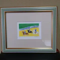 S. Lassus 馬と風景のリトグラフ【値下げ】 名作 S. 絵画 馬と風景のリトグラフ【値下げ】 Lassus 絵画 - 絵画