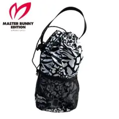 MASTER BUNNY EDITION 巾着型 ラウンドバッグ ゼブラ柄