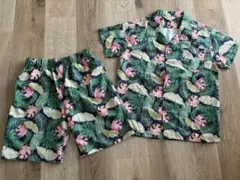 美品♪マーキーズ　160cm アロハシャツ＆ショートパンツ　セットアップ　上下