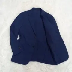 UNIQLO 感動ジャケット 2WAYストレッチ ブルー Mサイズ シアサッカー