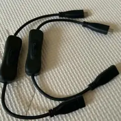 アイネックス PD100W対応 USB2.0 Type-C 電源スイッチケーブル