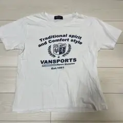 VANSPORTS ホワイト Tシャツ Mサイズ