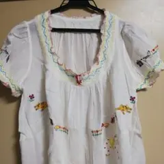 フランシュリッペ 刺繍ブラウスインナー付き