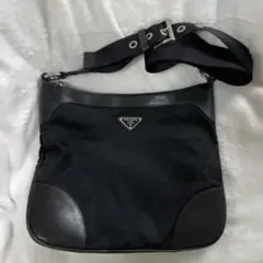 ショルダーバッグ プラダ ナイロン ブラック