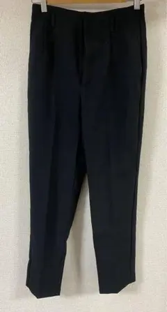GU ジーユー ハイウエストテーパードパンツ　レディース　ブラック　Lサイズ