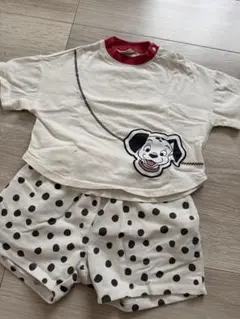 101匹わんちゃん Tシャツ・ショートパンツセット 95