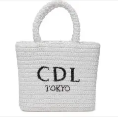 CDL TOKYO ノベルティ ロゴトートバッグ　東京限定 POP UP STORE NEW ITEM 🌙CDL Slim Tote Bag COLOR : Black SIZE