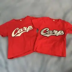 Carp ユニフォーム サイズ90 と80レッド　子供用