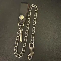 Schott ウォレットチェーン ブラック