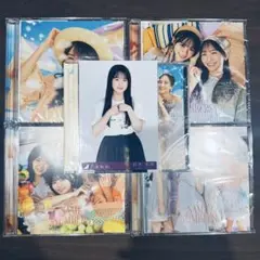 乃木坂46 39th Same numbers 鈴木佑捺生写真付きCD5枚セット