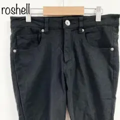 【roshell】スキニーパンツ　ジーンズ　ブラック　S