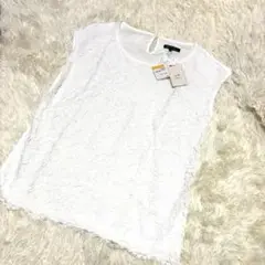 新品タグ付　23区 刺繍　38 M ノースリ　タンク