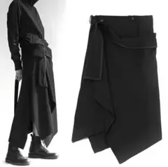 【数回着用美品】23aw ヨウジヤマモト 2wayワンショルダー ラップスカート