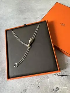HERMES 稀少 人気ネックレス 洗練 シルバー ギャロップ Galop GM HERMES 稀少 人気ネックレス 洗練 シルバー ギャロップ Galop GM