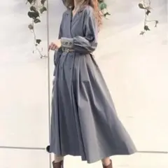 アメリビンテージ LONG COAT LIKE BELT DRESS