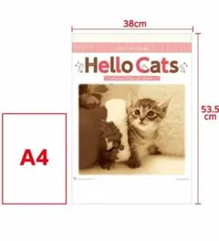 フォト 絵 写真 壁掛け ネコ 猫 ハローキャッツ セピア cat