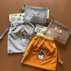 新品未使用♡トムとジェリー　TOM and JERRY ポーチ4点セット