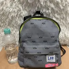 LEE リー リュック バックパック 総柄 ブランドロゴ グレー 可愛い
