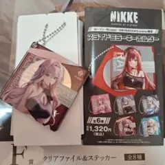 ニケ nikke　紅蓮 ブラックシャドウ　ローソン　スライドミラーキーホルダー