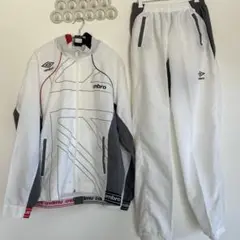 umbro ジャージ上下セット ホワイト/グレー