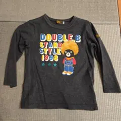 ミキハウス DOUBLE.B 長袖カットソー 100 アフロビーくん