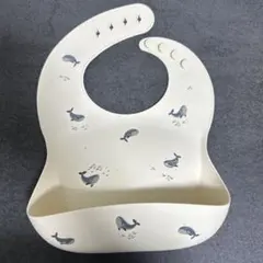 【mushie】クジラ柄シリコンスタイ⭐︎美品