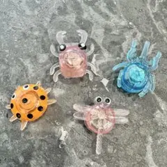 ①ぴかぴか光る昆虫 おうち縁日 水遊び お風呂遊び