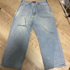XLARGE ライトブルーデニム 36 ワイドレッグ