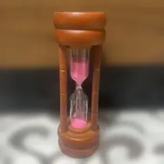 昭和レトロ 砂時計 ピンク