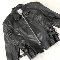 ザ クリエイティブクラン  ツートン ダブルライダースジャケット TOWNCRAFT / LEATHER DOUBLE RIDERS