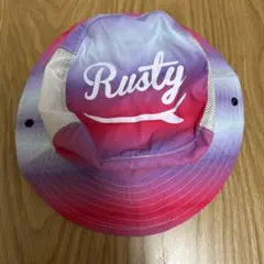 【美品】Rusty 水陸両用グラデーションハット 54センチ