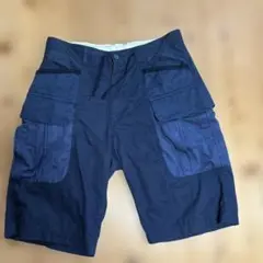 BEAMS HEART ネイビー カーゴショートパンツ Lサイズ