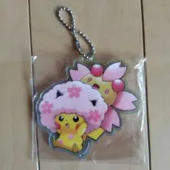 ポケモン 桜アフロのピカチュウ アクリルチャーム ポケモンセンタートウキョーDX