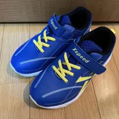 新品未使用 X-speed キッズ スニーカー 21.0cm ブルー 青