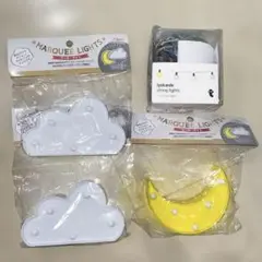 ルームライト　イルミネーション　4点セット　ベビーフォトなどに