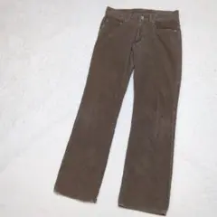 BEAMS　コーデュロイパンツ　S　ブラウン ストレートタイプ