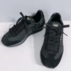 未使用級☆PATRICK MARATHON スニーカー オールブラック