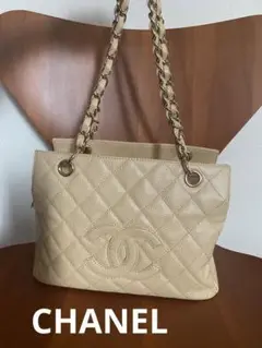 美品❤︎CHANELマトラッセキャビアスキンチェーンバッグ