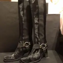 ドルチェu0026ガッバーナ 本毛皮 ロングブーツ