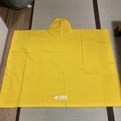 LOGOS フード付きイエローポンチョ