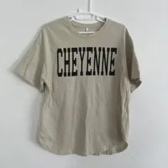 coca CHEYENNE プリント Tシャツ Mサイズ ベージュ