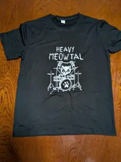 説明文必読 ヘビーメタル 猫 Tシャツ heavy meowtal