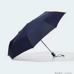 【美品】UNIQLO コンパクトアンブレラ　折りたたみ傘 ネイビーお値下げ！